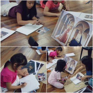 Read more about the article Living Learning Children Picture Study: Fra Angelico’s The Annunciation