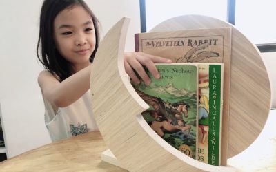 Woodwork! Loving Moon Book Rack